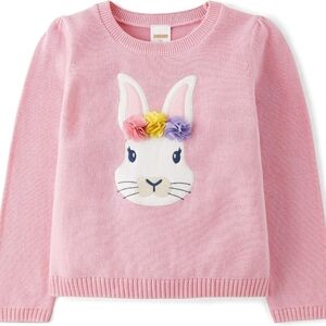 Pink Bunny Sweater - 2T